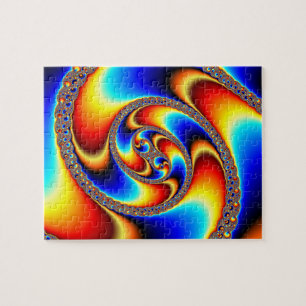 Spiral Galaxy - Fractal Art Jigsaw Puzzle