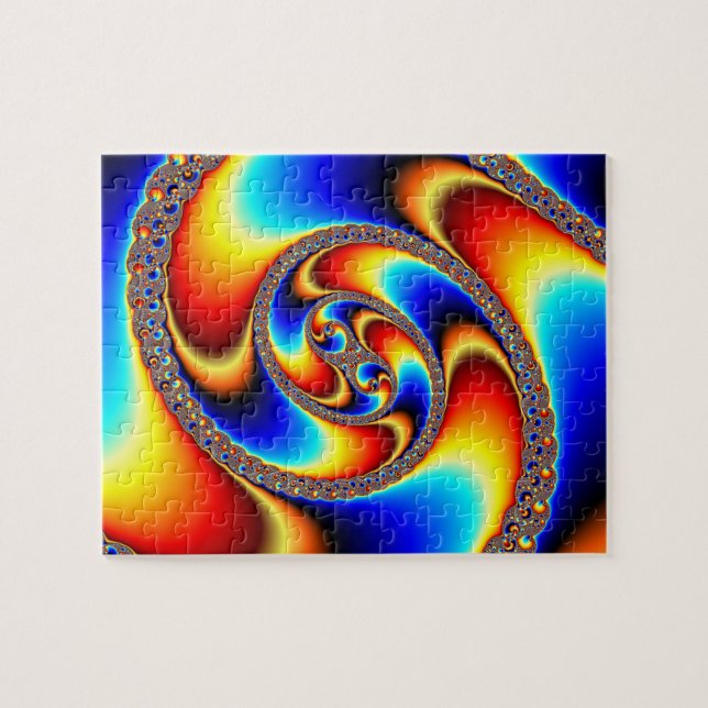 Spiral Galaxy - Fractal Art Jigsaw Puzzle (Horizontal)