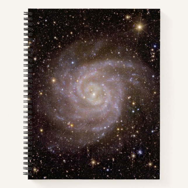 Spiral Galaxy IC 342 Notebook (Front)