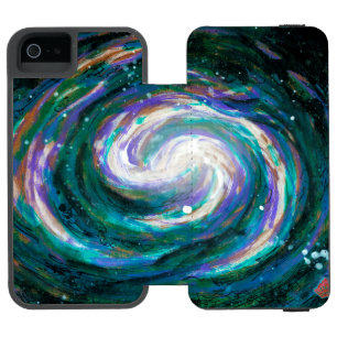 Spiral Galaxy in Space Incipio Watson™ iPhone 5 Wallet Case