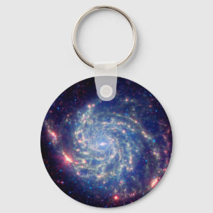 Spiral Galaxy Keychain