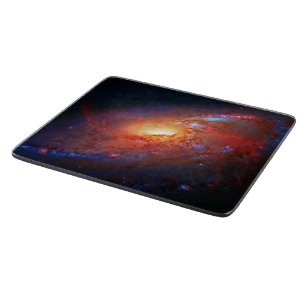 Spiral Galaxy M106 in Canes Venatici Cutting Board