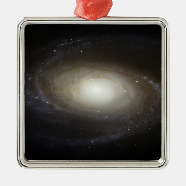 Spiral Galaxy M81 Metal Tree Decoration (Front)