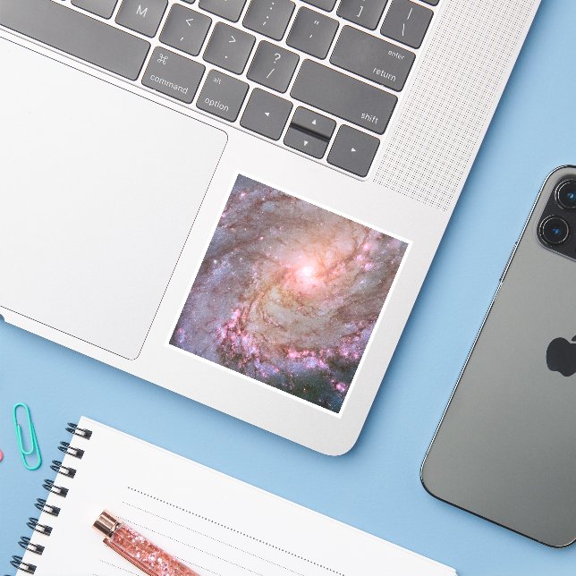 Spiral Galaxy M83, Ablaze With Star Formation. (Laptop w/ iPhone)