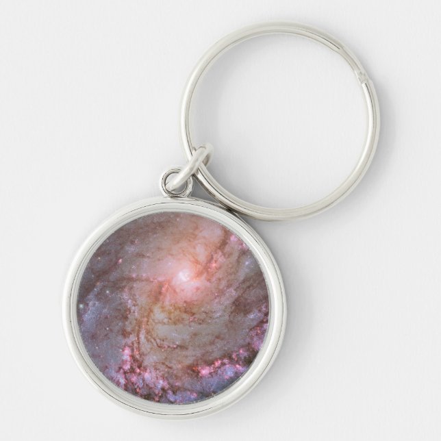 Spiral Galaxy M83, Ablaze With Star Formation. Key Ring (Front)