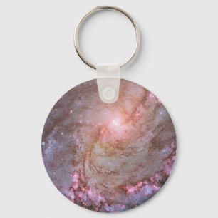 Spiral Galaxy M83, Ablaze With Star Formation. Key Ring