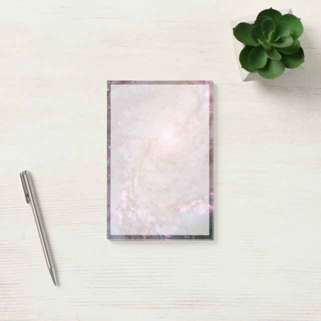 Spiral Galaxy M83, Ablaze With Star Formation. Post-it Notes (Office)