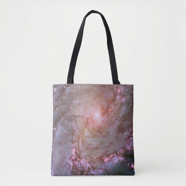 Spiral Galaxy M83, Ablaze With Star Formation. Tote Bag (Front)
