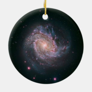 Spiral Galaxy M83 (NASA) Ceramic Ornament