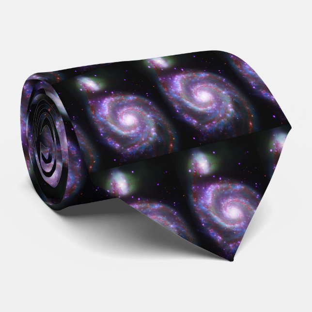 Spiral Galaxy M-51 Tie (Rolled)