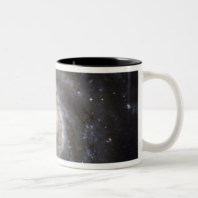 Spiral galaxy Messier 101 Two-Tone Coffee Mug (Right)