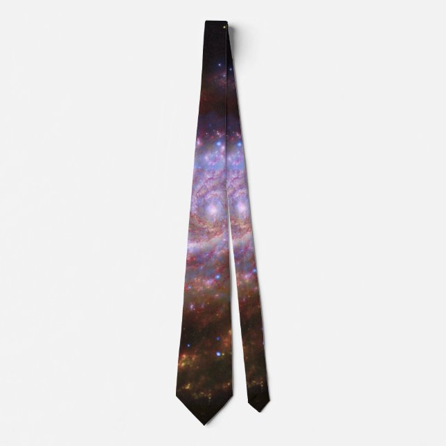 Spiral Galaxy Necktie Science Space Astronomy Tie (Front)