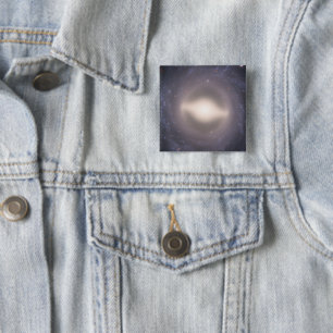 Spiral Galaxy Ngc 1015. 15 Cm Square Badge