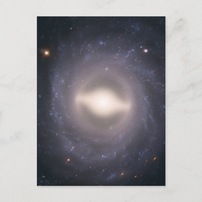 Spiral Galaxy Ngc 1015. Postcard (Front)