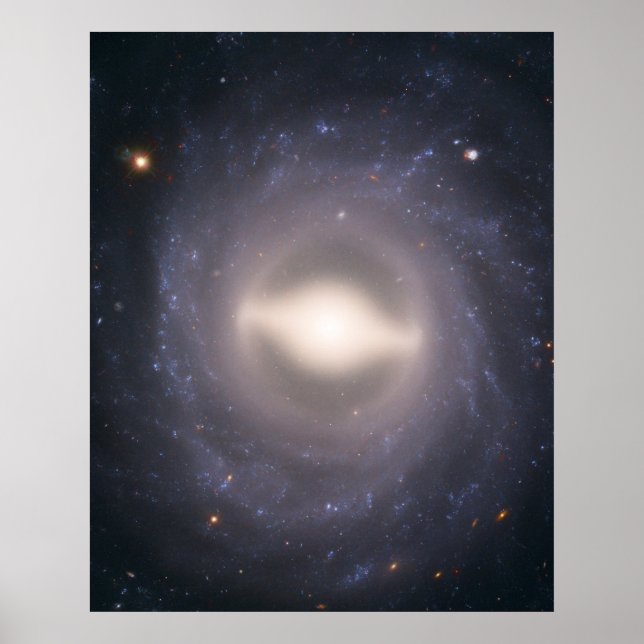 Spiral Galaxy Ngc 1015. Poster (Front)