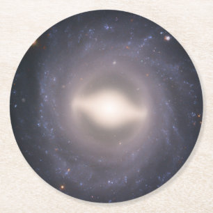 Spiral Galaxy Ngc 1015. Round Paper Coaster