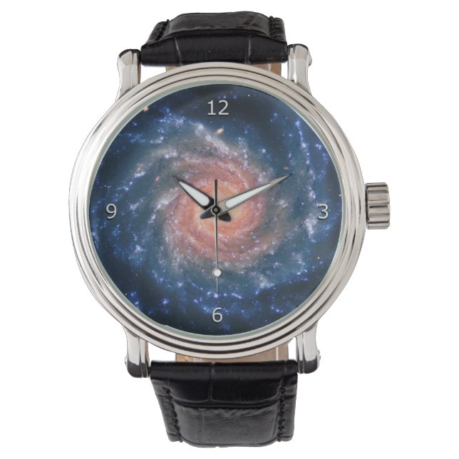 Spiral Galaxy NGC 1232, astronomy space picture Watch (Front)