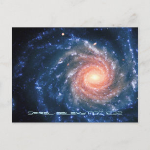 Spiral Galaxy NGC 1232 - Our Breathtaking Universe Postcard