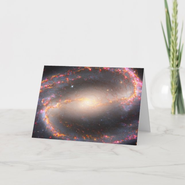 Spiral Galaxy Ngc 1300. Card (Front)
