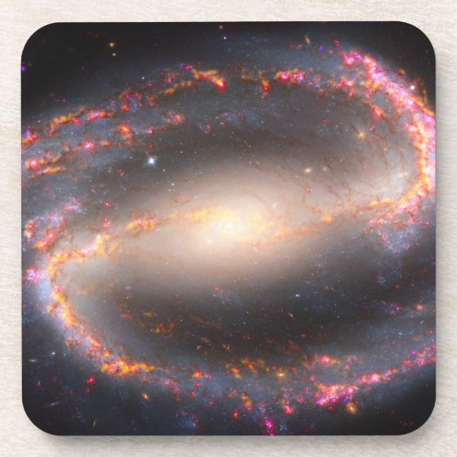 Spiral Galaxy Ngc 1300. Coaster (Front)