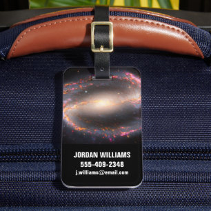 Spiral Galaxy Ngc 1300. Luggage Tag