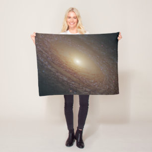 Spiral Galaxy Ngc 2841 Fleece Blanket