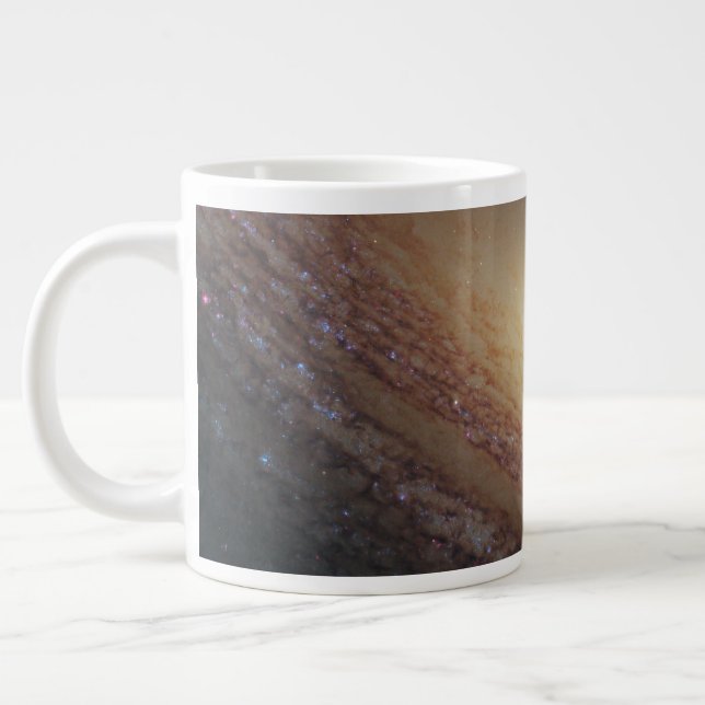 Spiral Galaxy Ngc 2841 Large Coffee Mug (Left)