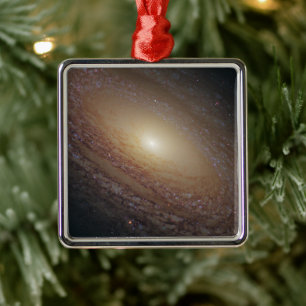 Spiral Galaxy Ngc 2841 Metal Ornament