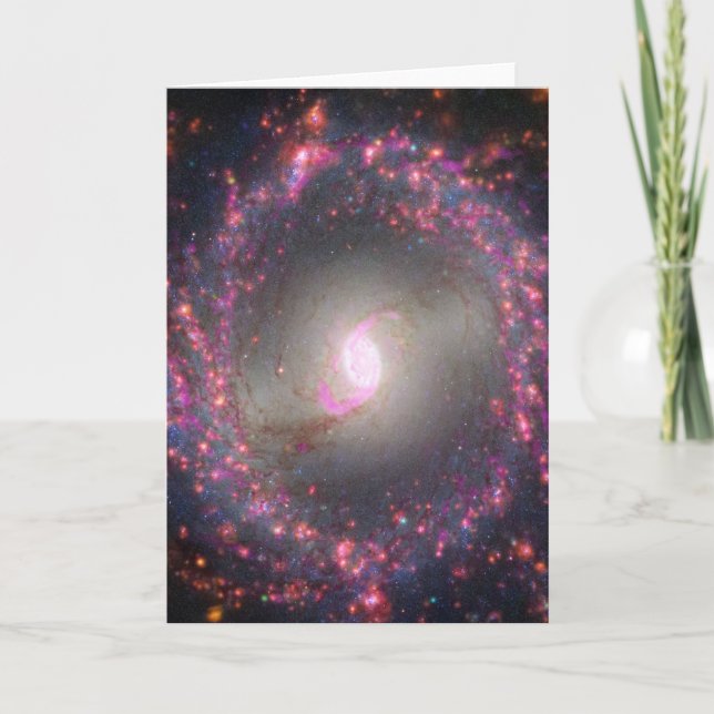 Spiral Galaxy Ngc 3351. Card (Front)
