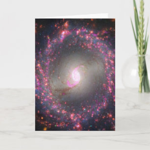 Spiral Galaxy Ngc 3351. Card