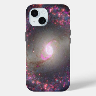 Spiral Galaxy Ngc 3351. iPhone 15 Case