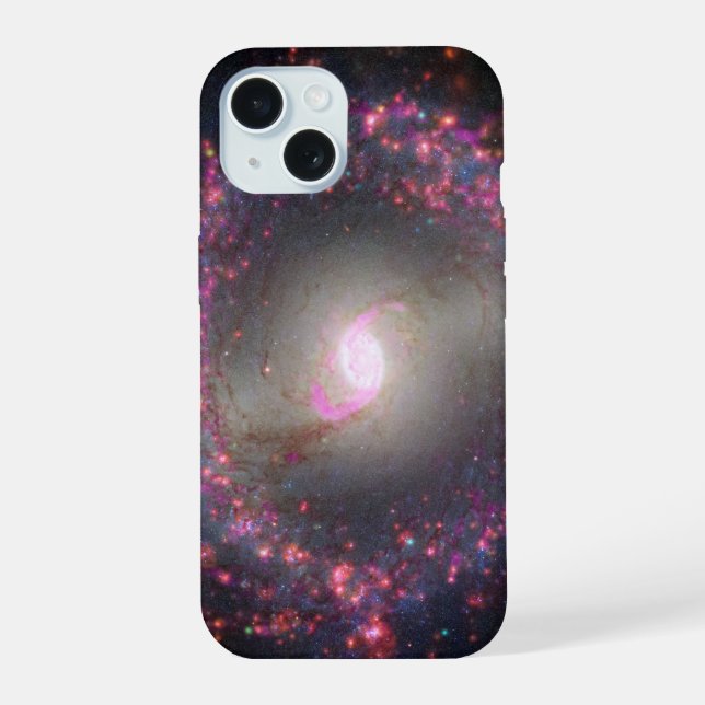 Spiral Galaxy Ngc 3351. iPhone 15 Case (Back)
