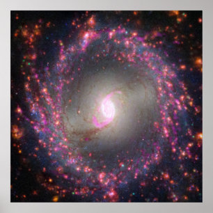 Spiral Galaxy Ngc 3351. Poster