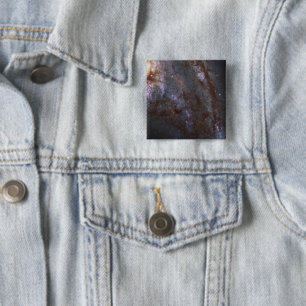 Spiral Galaxy Ngc 3627. 15 Cm Square Badge