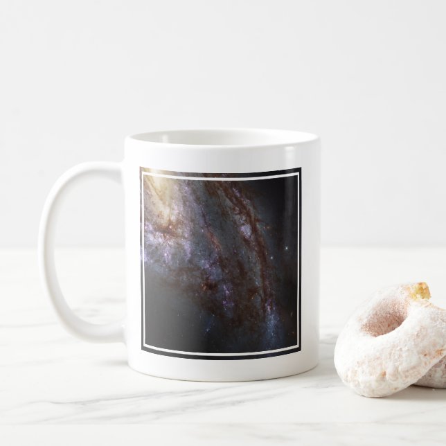 Spiral Galaxy Ngc 3627. Coffee Mug (With Donut)