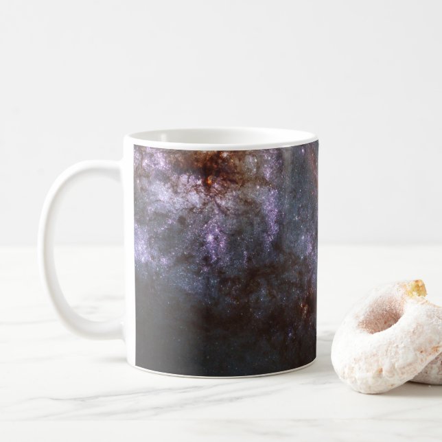 Spiral Galaxy Ngc 3627. Coffee Mug (With Donut)