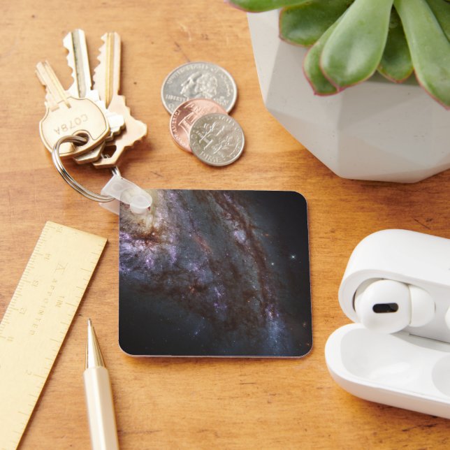 Spiral Galaxy Ngc 3627. Key Ring (Desk)