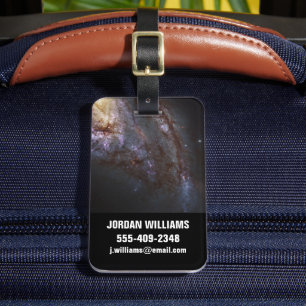 Spiral Galaxy Ngc 3627. Luggage Tag