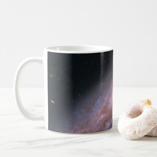 Spiral Galaxy Ngc 3972. Coffee Mug (With Donut)