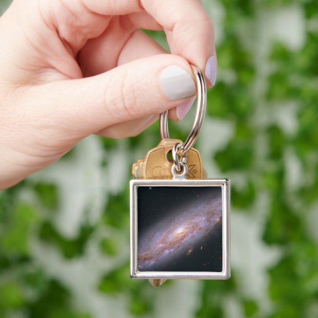 Spiral Galaxy Ngc 3972. Key Ring (Hand)