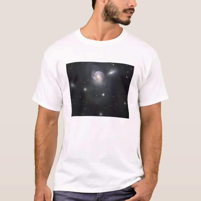 Spiral galaxy NGC 4911 T-Shirt (Front)