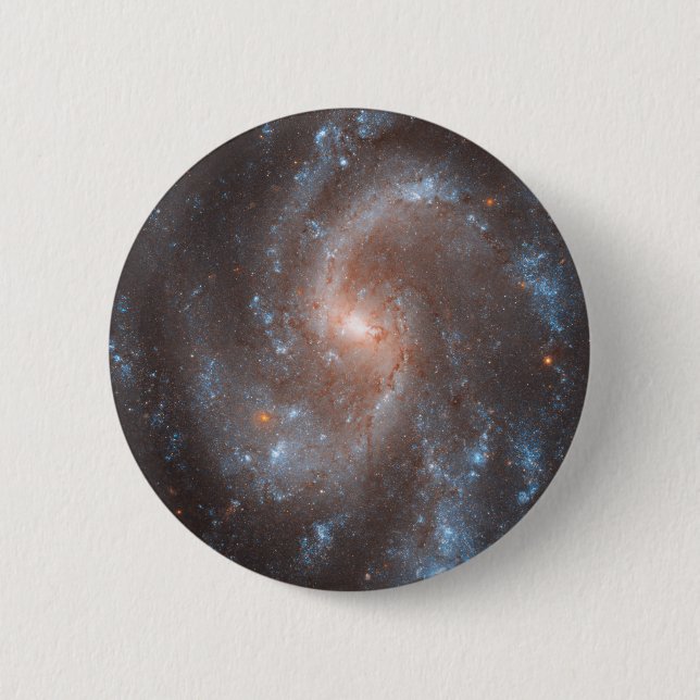 Spiral Galaxy Ngc 5584 6 Cm Round Badge (Front)