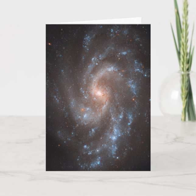 Spiral Galaxy Ngc 5584 Card (Front)