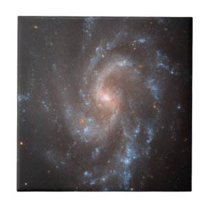 Spiral Galaxy Ngc 5584 Ceramic Tile