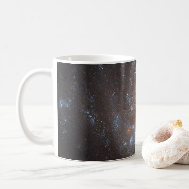 Spiral Galaxy Ngc 5584 Coffee Mug (With Donut)