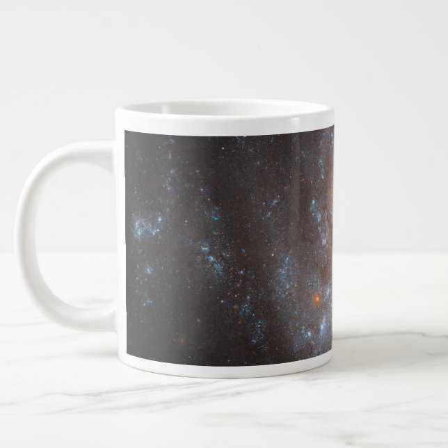 Spiral Galaxy Ngc 5584 Large Coffee Mug (Left)