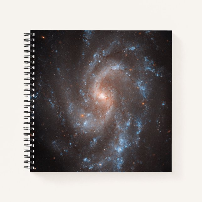 Spiral Galaxy Ngc 5584 Notebook (Front)