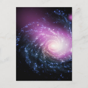 Spiral Galaxy Postcard