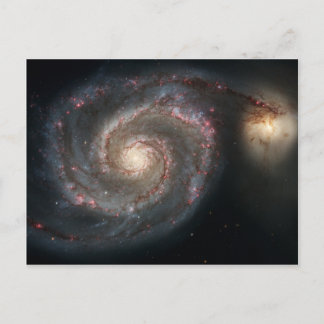 Spiral Galaxy Postcard