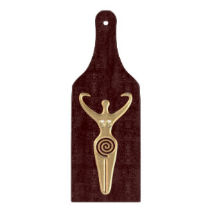 Spiral Goddess Cutting Board